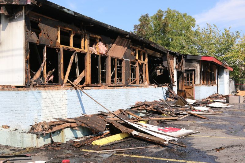 Fire Damage Scene
